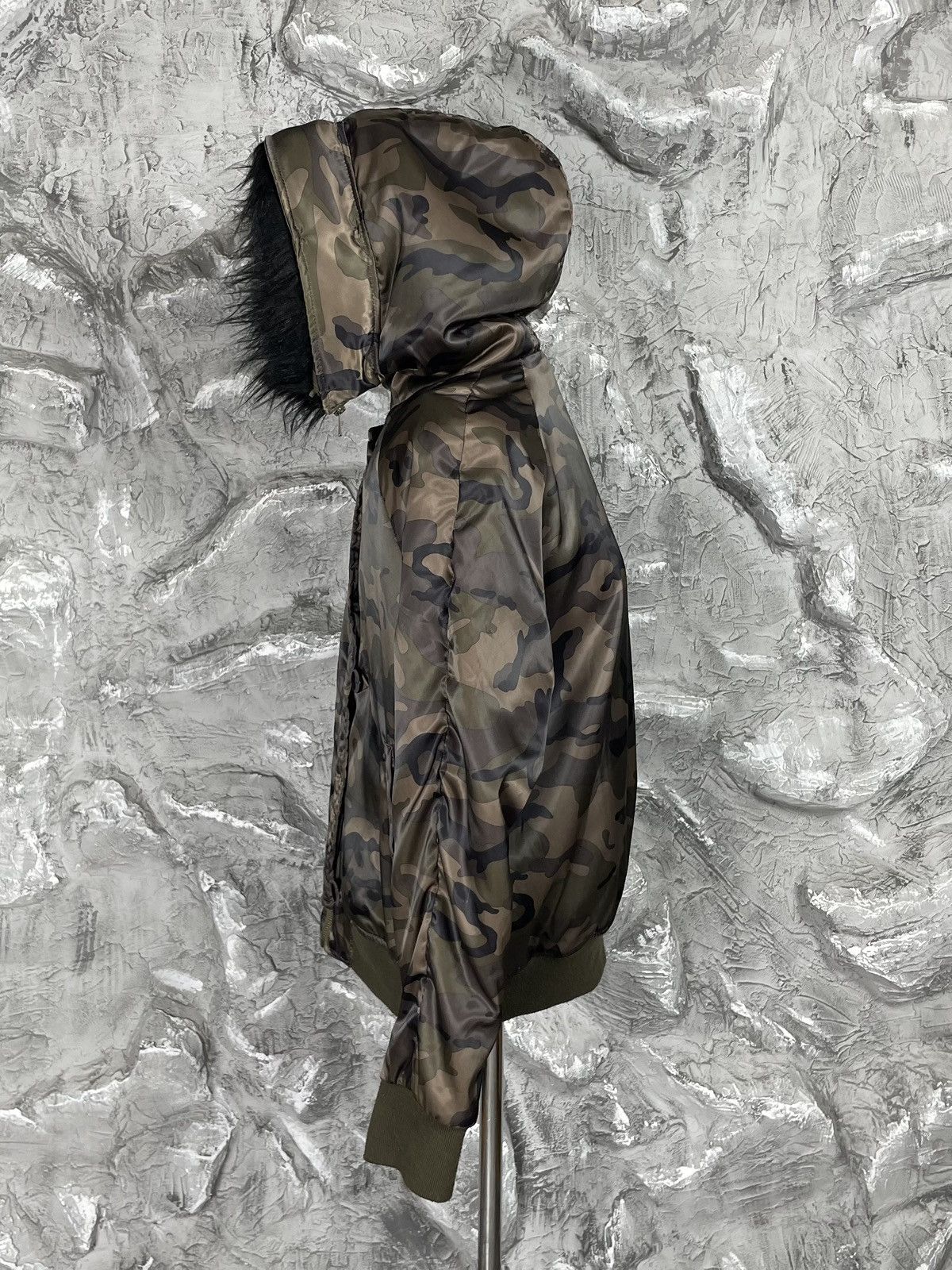 20471120 × If Six Was Nine Y2K Fur Camo Zip Jacket Japanese Hysteric Balenciaga Style Size US M / EU 48-50 / 2 - 2 Thumbnail