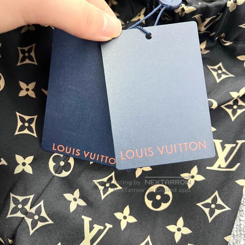 Louis Vuitton Louis Vuitton Black classic print LOGO full print twill si Size US 36 / EU 52 - 6 Thumbnail
