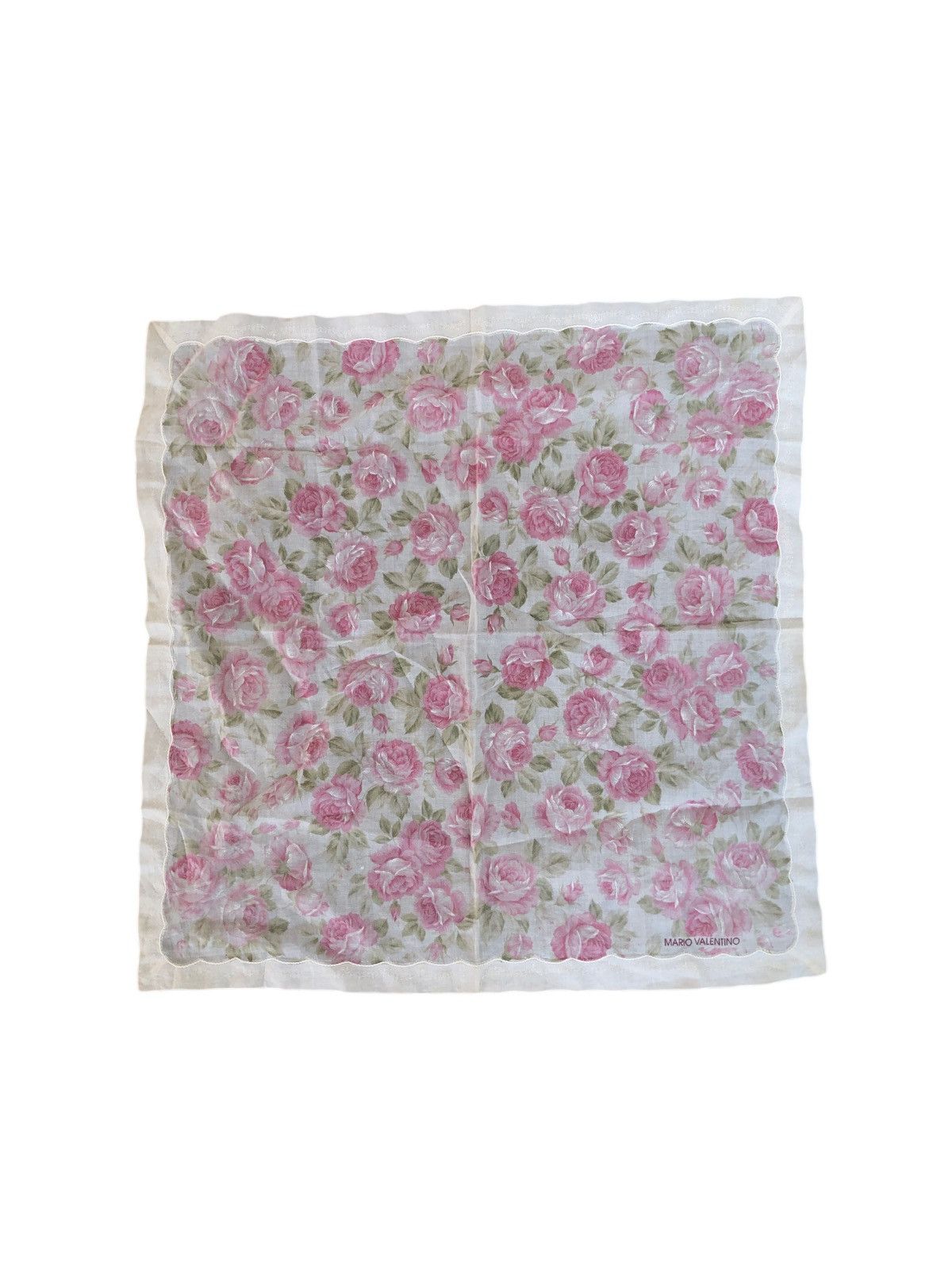 Mario Valentino Vintage Mario Valentino Handkerchief Neckerchief Bandana Size ONE SIZE - 1 Thumbnail