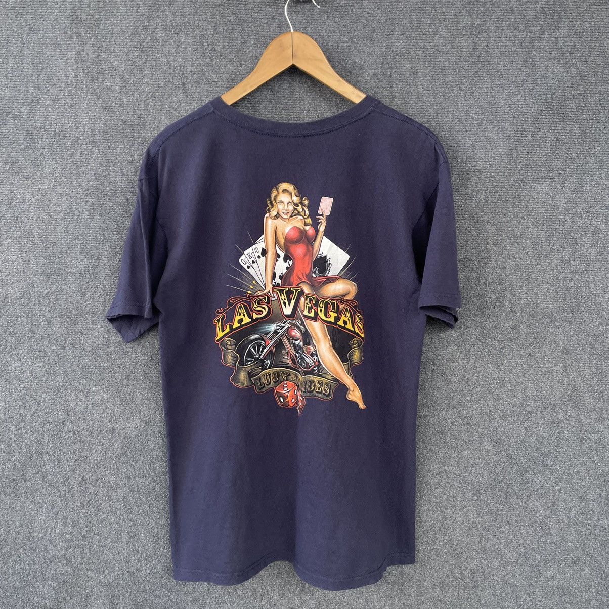 Vintage × West Coast Choppers Vintage 2000s Las Vegas Choppers Bikers T Shirt Size US M / EU 48-50 / 2 - 1 Thumbnail
