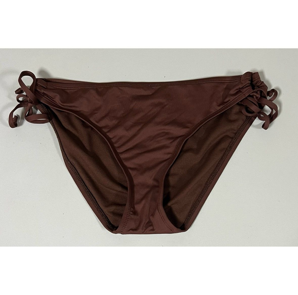 Japanese Brand × Vintage Brown Bikini Bottoms Swimwear Bathing Suit Size M 🤎✨ #summer Size ONE SIZE - 1 Thumbnail