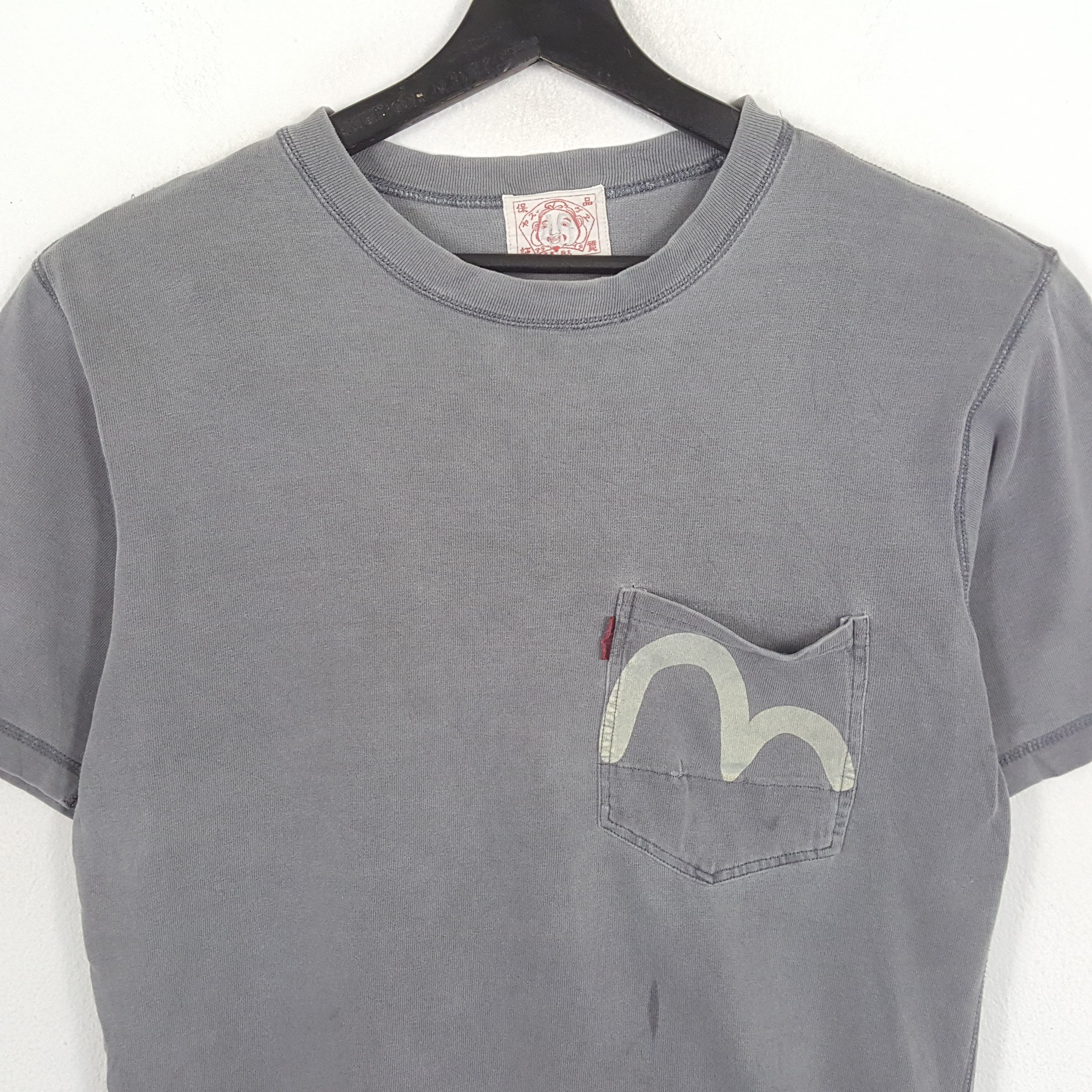 Evisu EVISU Japanese Brand Streetwear Pocket Design Tshirt Size US M / EU 48-50 / 2 - 2 Thumbnail