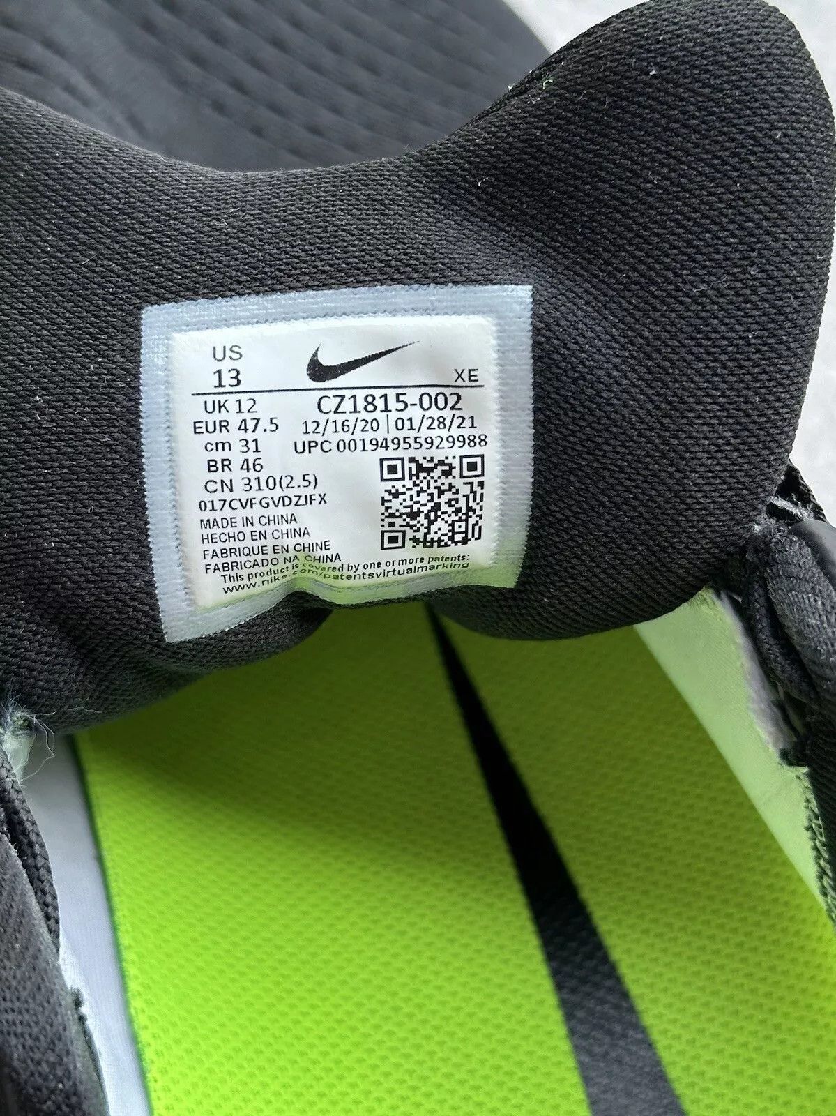 Nike Nike Air Zoom Pegasus 38 Mens Athletics Shoes Runing Size US 13 / EU 46 - 10 Thumbnail