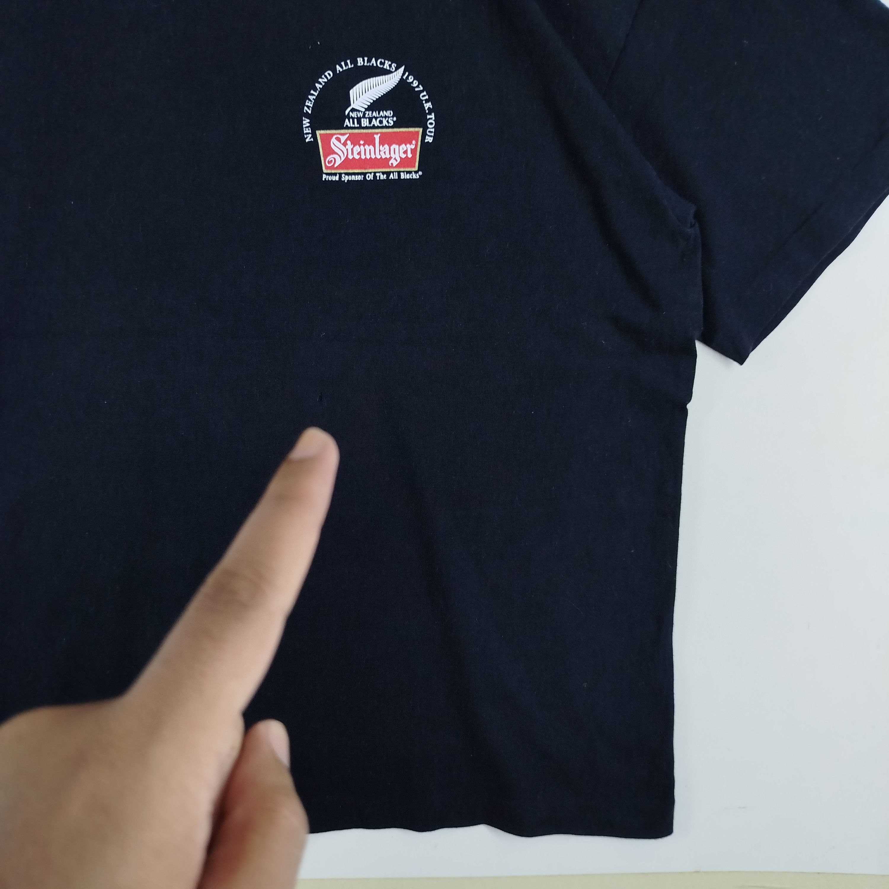 All Blacks Vintage Steinlager All Blacks New Zealand 1997 Tour Size US XL / EU 56 / 4 - 7 Thumbnail