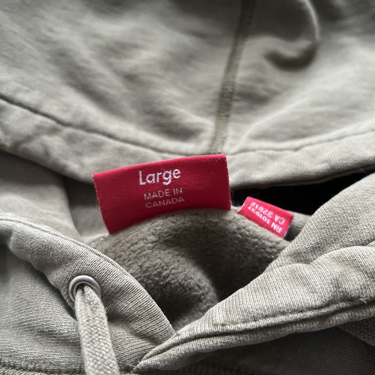 Supreme Supreme Reflective Small Box Logo Hooded Sweatshirt olive L Size US L / EU 52-54 / 3 - 4 Thumbnail