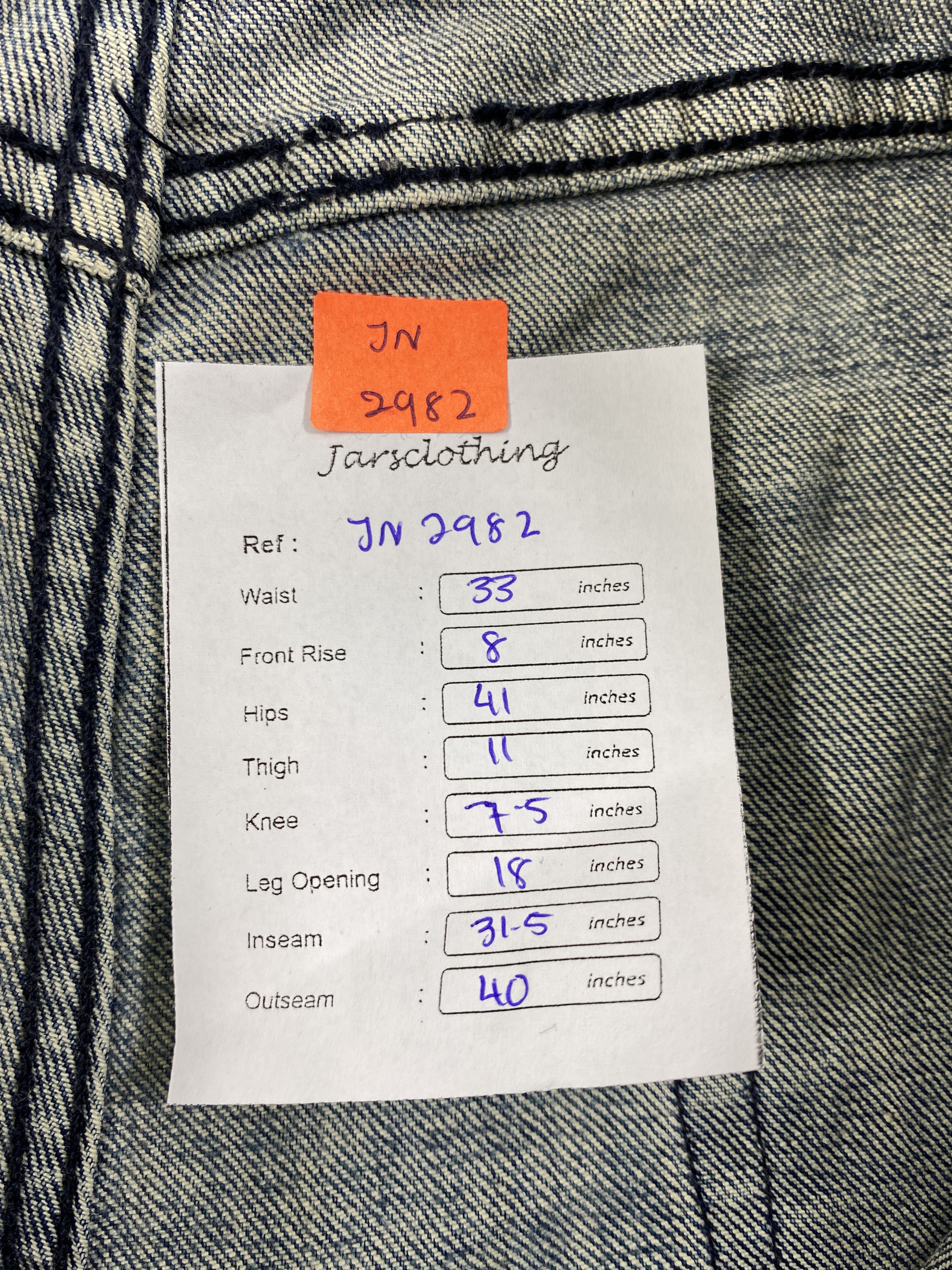 Le Grande Bleu (L.G.B.) Vintage japanese LGB style Jeans 33x31.5 - JN2982 Size US 33 - 8 Thumbnail