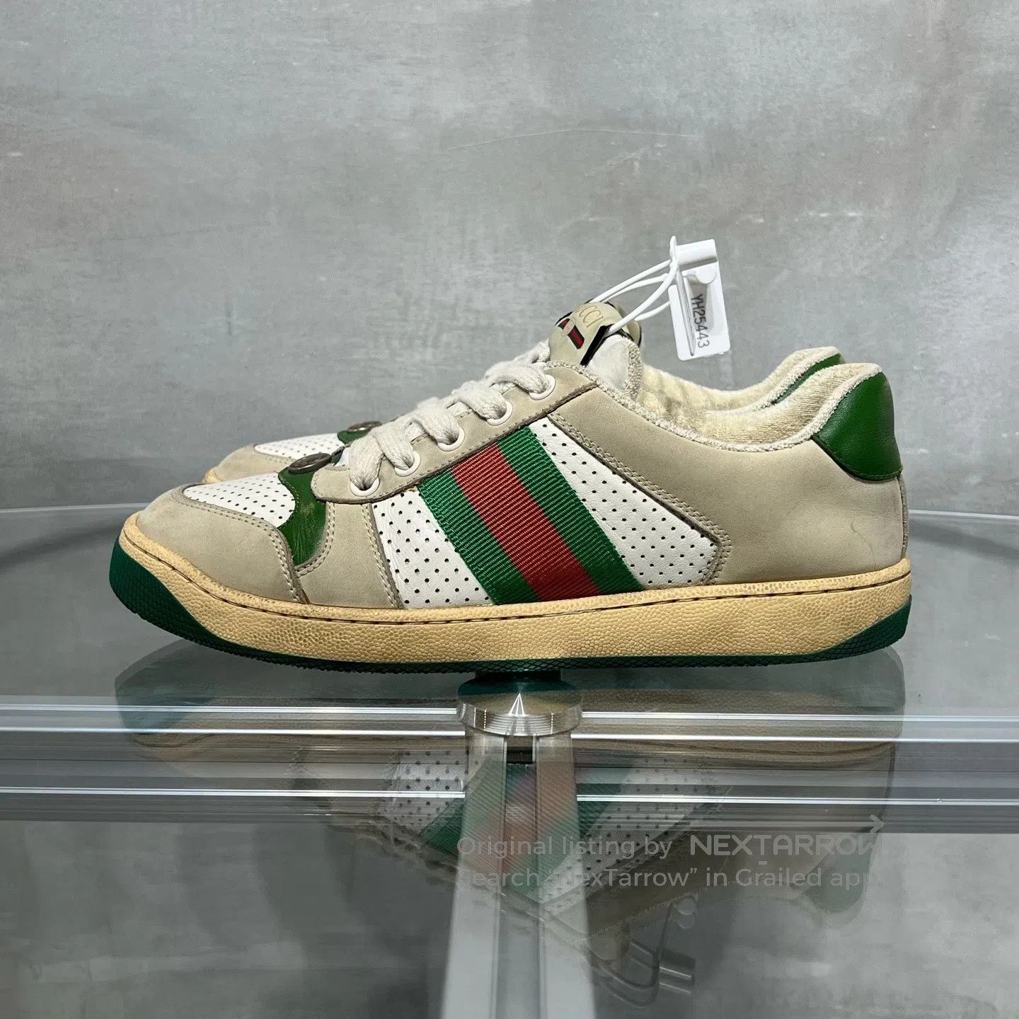 Gucci Guicci Dirty shoes Gray-green Size US 7 / IT 37 - 3 Thumbnail