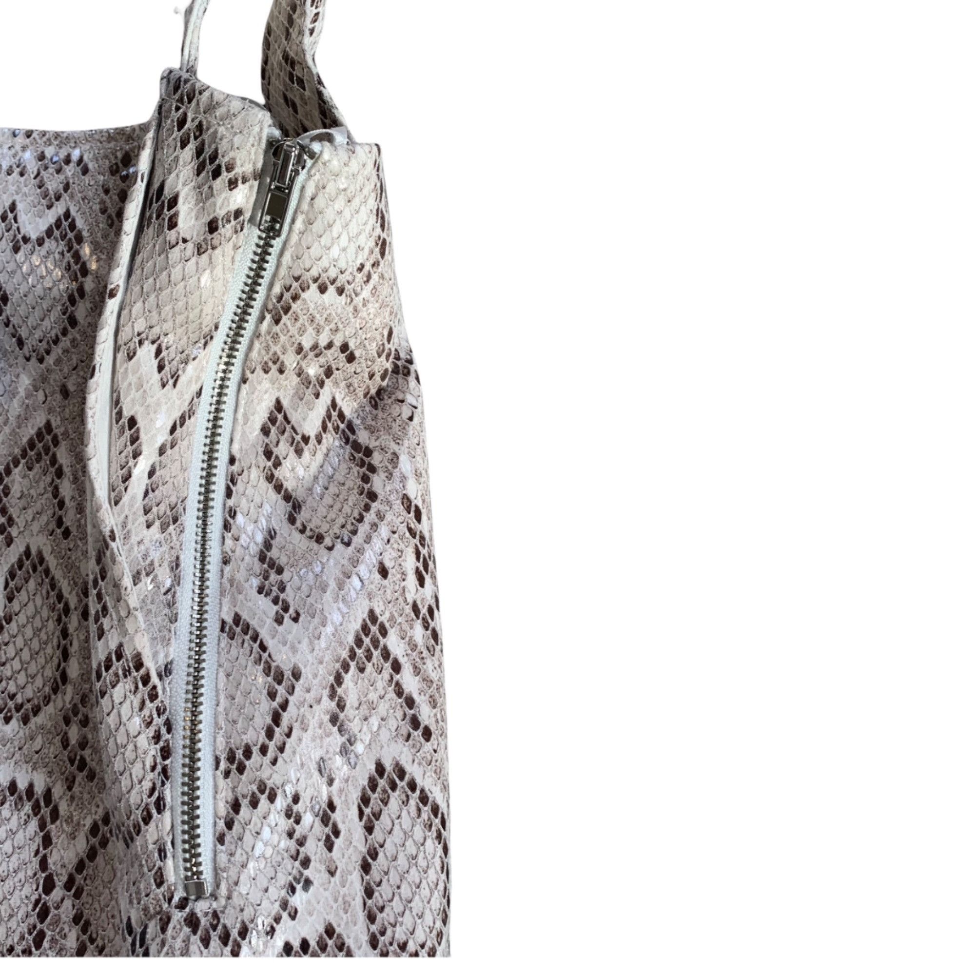 Other NWT en saison Snake Print Suspender Mini Skirt S Size 28" / US 6 / IT 42 - 4 Thumbnail