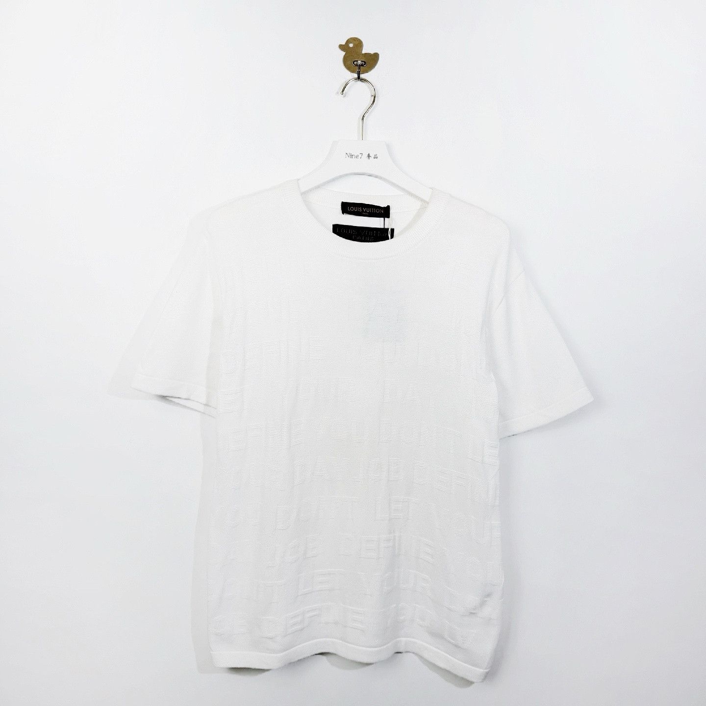 Louis Vuitton Louis Vuitton Embossed Knit T-Shirt Size M Size US M / EU 48-50 / 2 - 1 Thumbnail