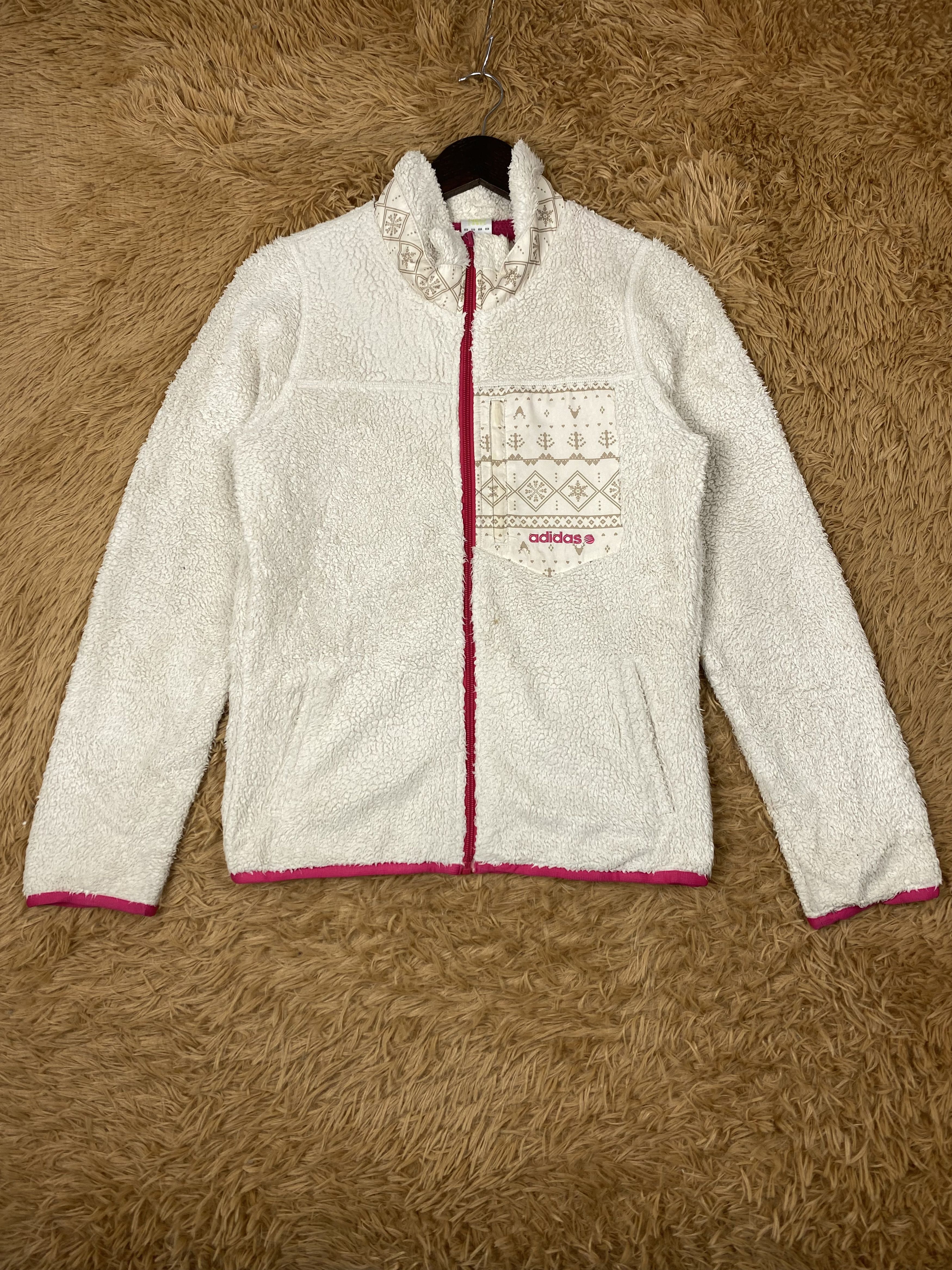 Adidas Vintage Adidas Neo Sherpa Jacket PJ2561 Size US M / EU 48-50 / 2 - 1 Thumbnail