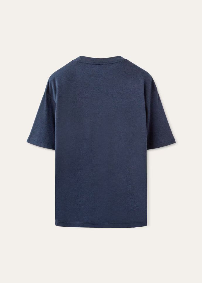 Loro Piana o1w1db10724 T-Shirt in Blue Size US XXL / EU 58 / 5 - 2 Thumbnail