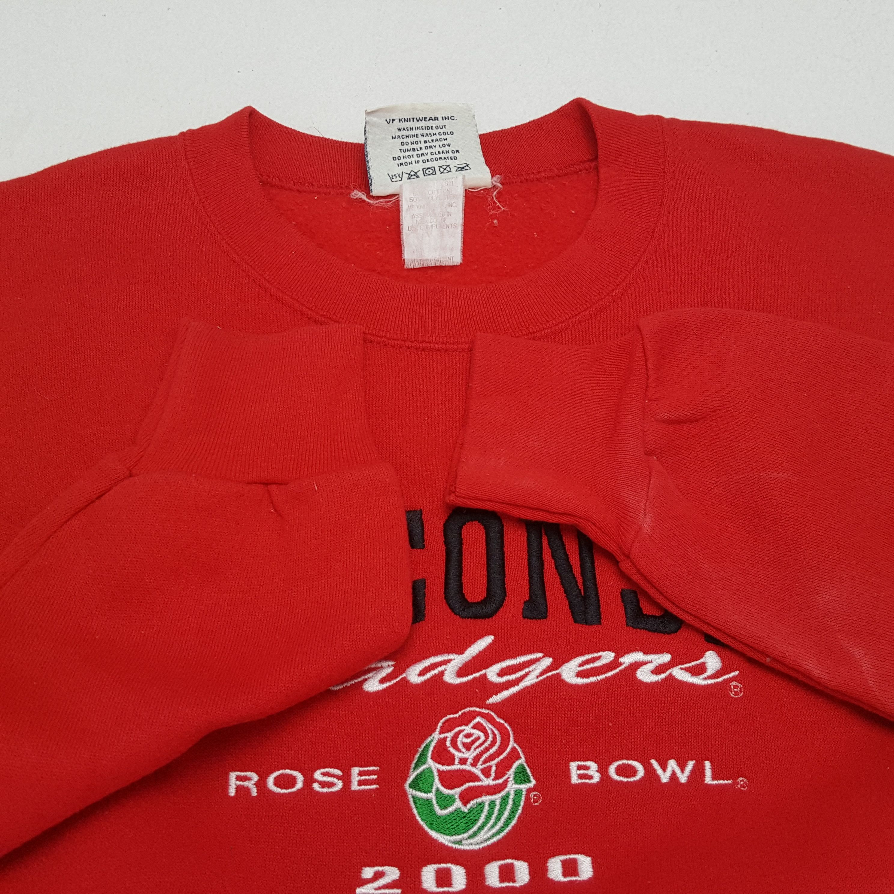 NFL × Vintage Vintage WISCONSIN BADGERS American Football Team Sweatshirts Size US L / EU 52-54 / 3 - 7 Thumbnail