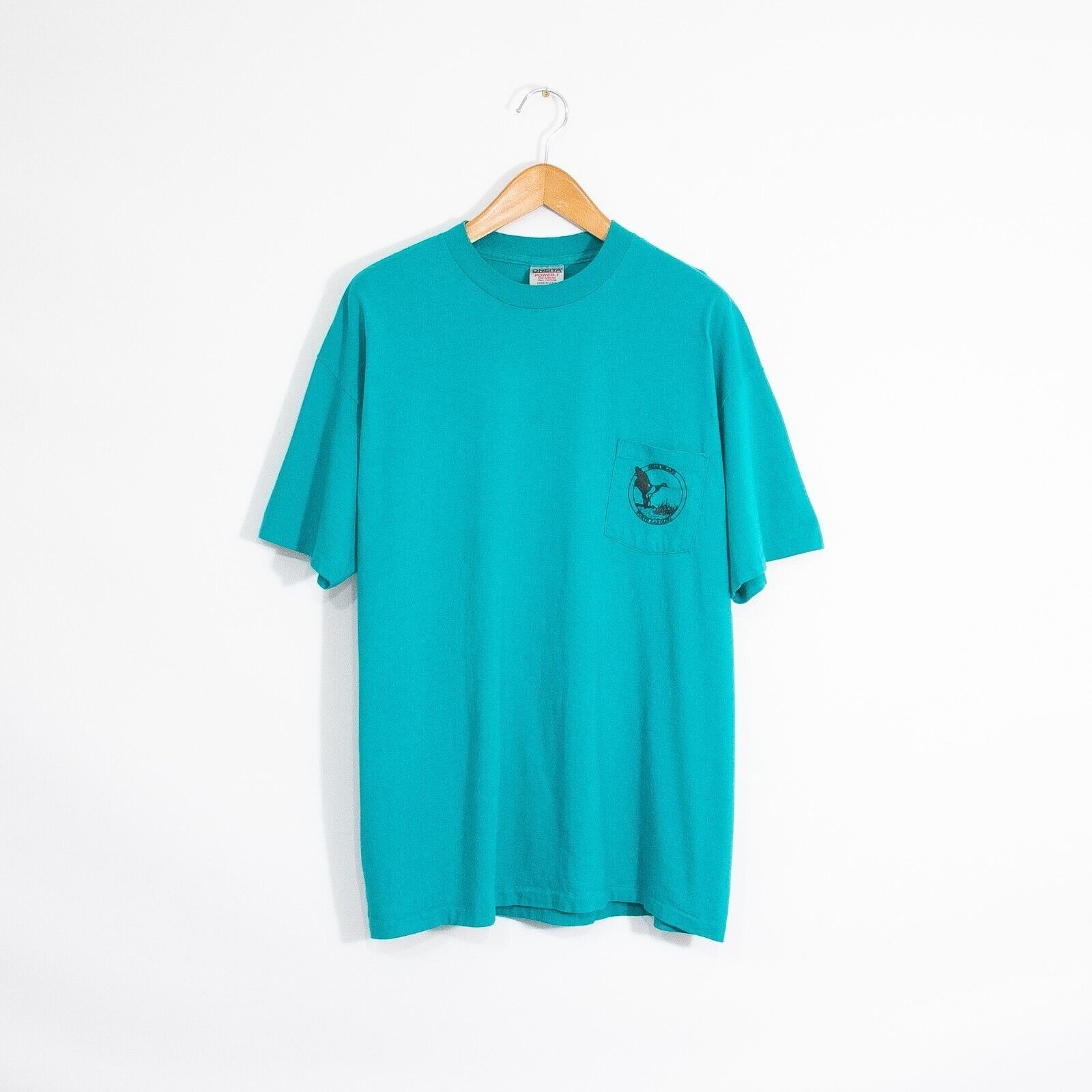 Vintage Vintage 90s Bellis Island T Shirt 2XL - North Carolina Duck Size US XXL / EU 58 / 5 - 3 Thumbnail