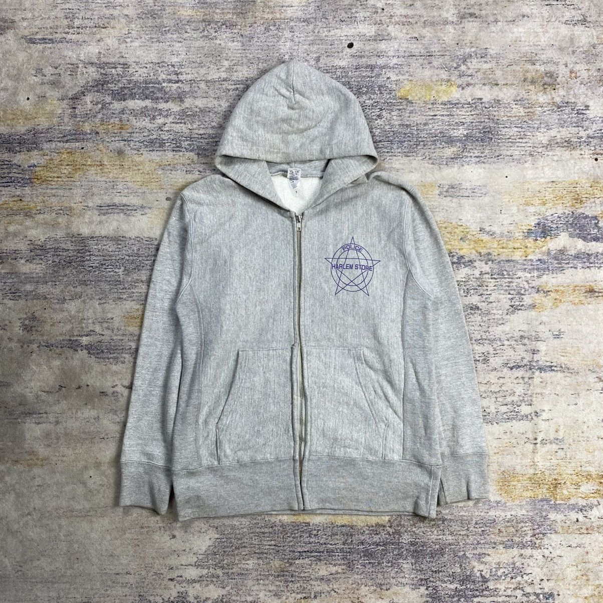 Japanese Brand police harlem store zip hoodie Size US S / EU 44-46 / 1 - 2 Thumbnail