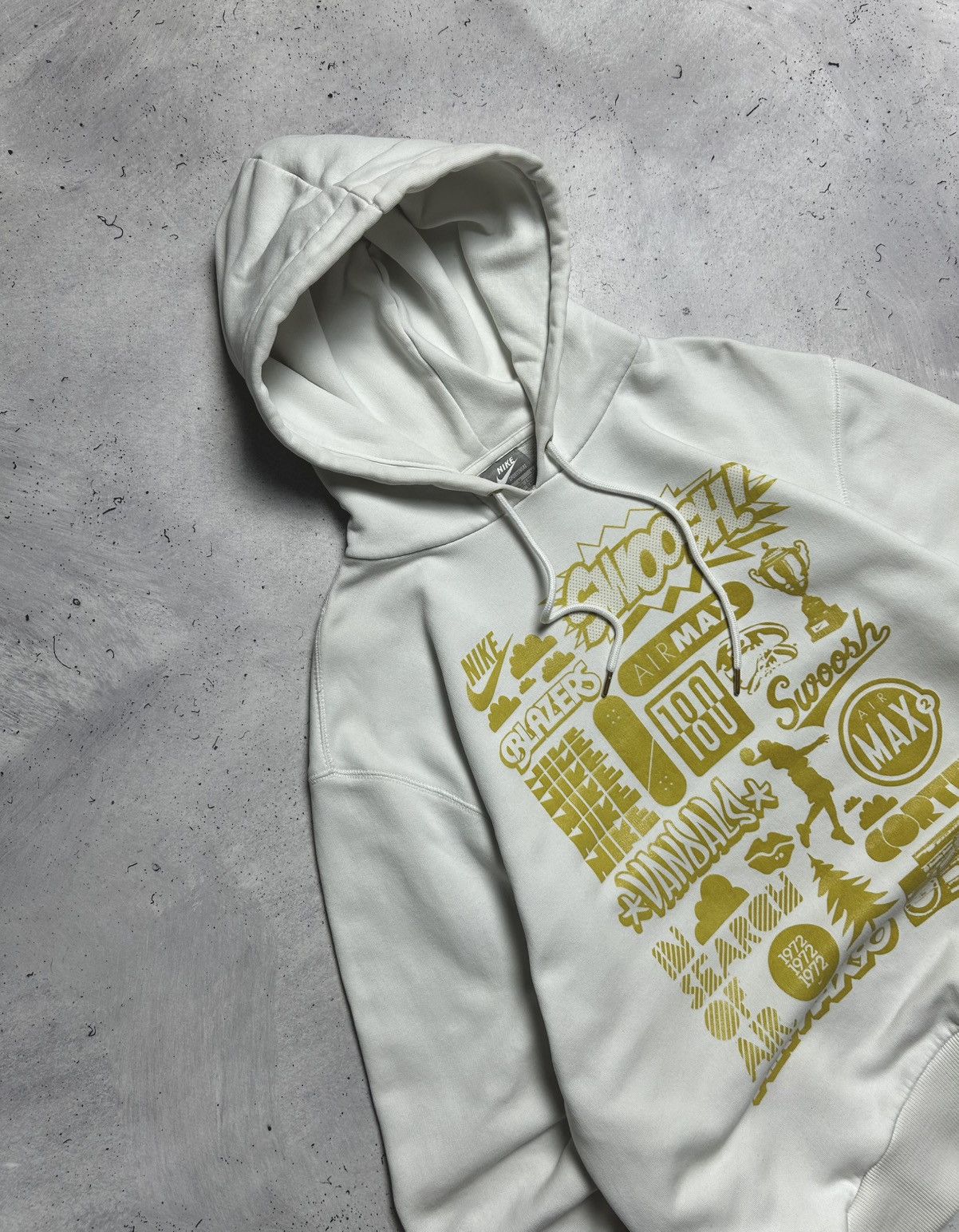 Nike × Vintage Vintage Nike All Logo Brand Hoodie Size US M / EU 48-50 / 2 - 7 Thumbnail