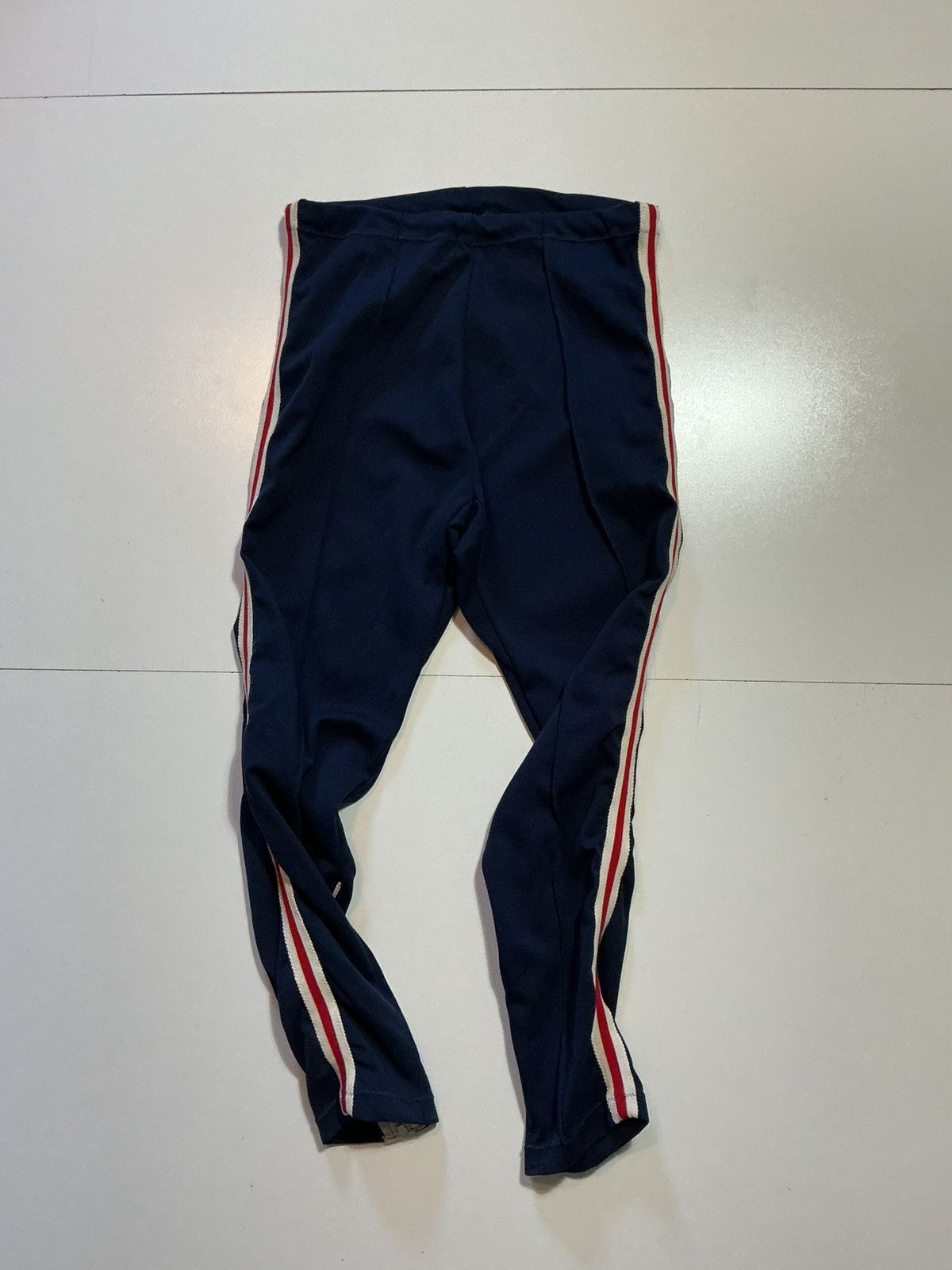 Champion Vintage 80s Champion Made In USA Pleated Stripe Track Pants Size US 32 / EU 48 - 1 Thumbnail