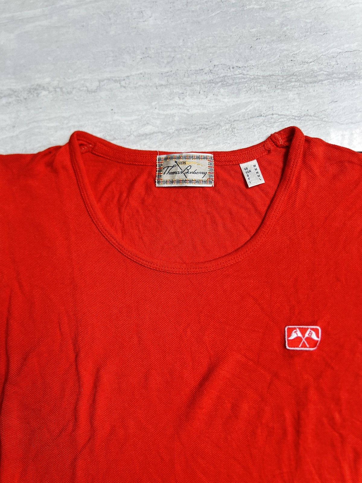 Burberry THOMAS BURBERRY Red T-shirt Size US XS / EU 42 / 0 - 4 Thumbnail