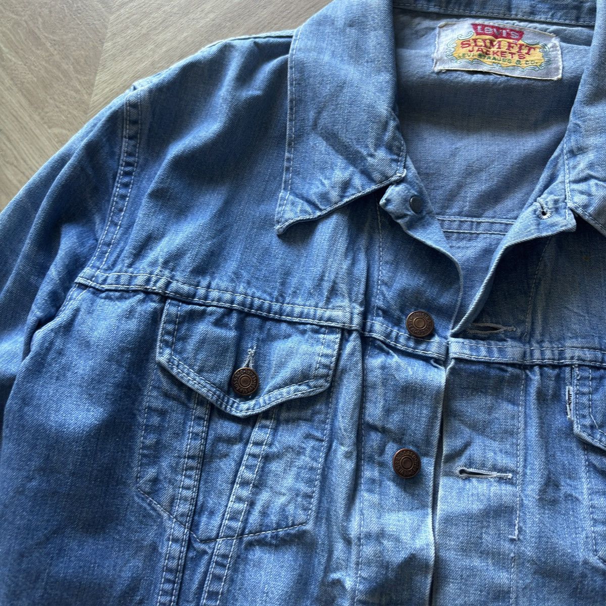 Levi's 1960s Vintage Levis slim fit denim jacket Size US S / EU 44-46 / 1 - 5 Thumbnail