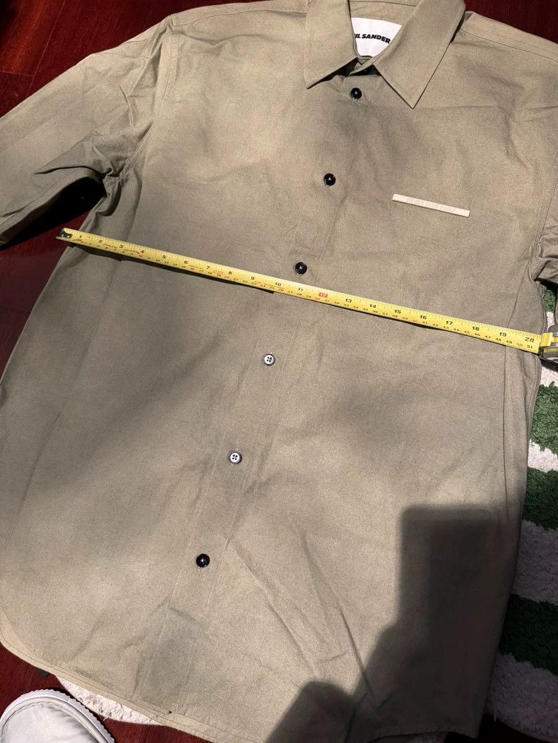Jil Sander Jil Sander Minimalist Light Green Iron Label Shirt Size M / US 6-8 / IT 42-44 - 5 Thumbnail