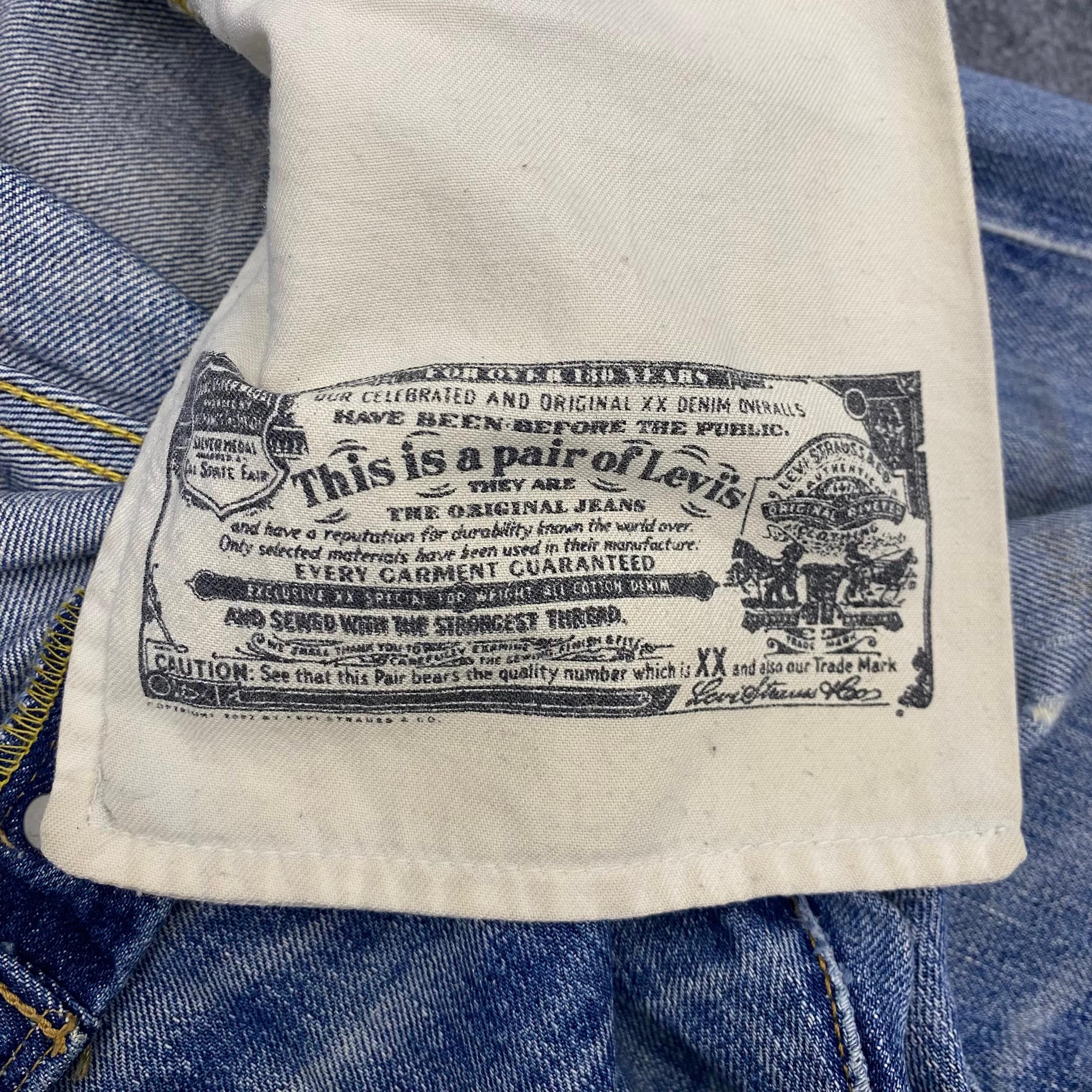 Levi's 💥Best Offer💥Vintage Levis 501 Distressed Denim Size US 31 - 18 Thumbnail