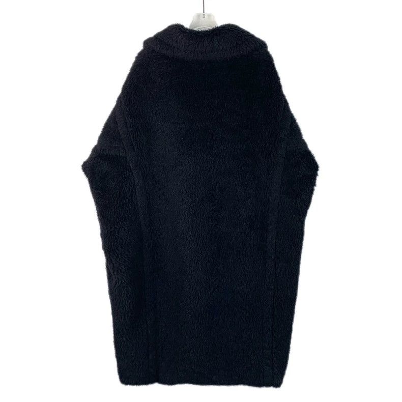 Max Mara Max Mara Tedgirl Collection Black Teddy Alpaca Double Brea Size S / US 4 / IT 40 - 2 Thumbnail