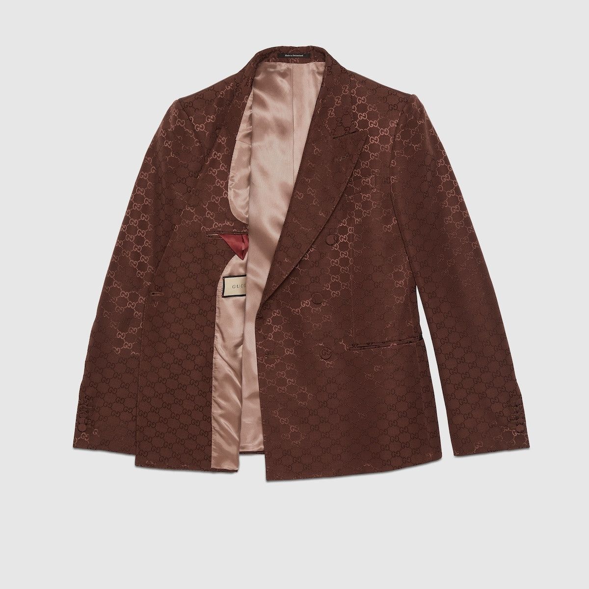 Gucci o1s1wg110725 GG Cotton Canvas Jacket in Brown Size US S / EU 44-46 / 1 - 7 Thumbnail