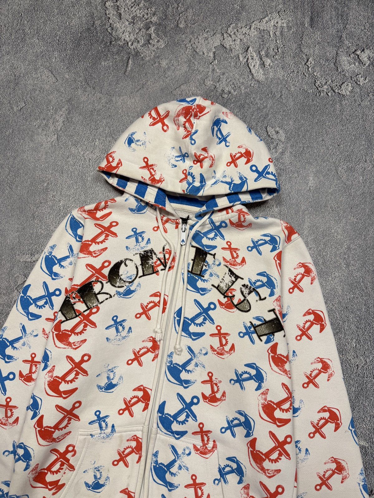 Affliction Vintage Affliction Style Chainsaw Iron Fist Zip Hoodie Size US M / EU 48-50 / 2 - 2 Thumbnail