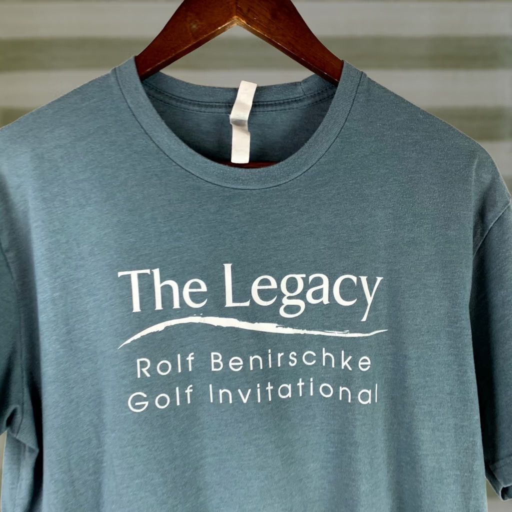 Altea The Legacy Rolf Benirschke Golf Invitational T-Shirt Mens Large Teal Graphic Tee Size US L / EU 52-54 / 3 - 1 Thumbnail