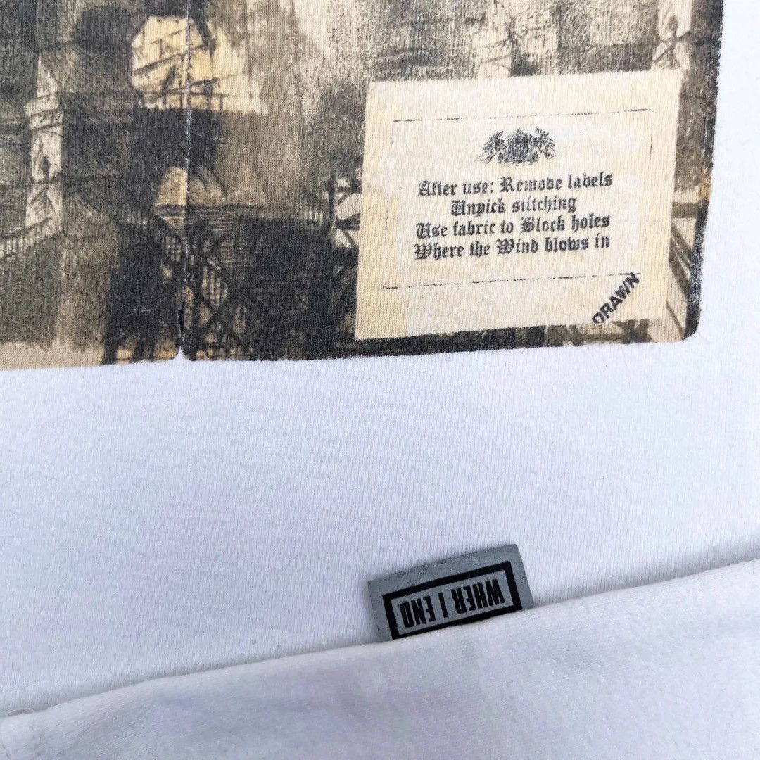 Band Tees × Vintage Radiohead 2000 Y2K Vintage Band Tour Waste Top T-Shirt Size L / US 10 / IT 46 - 3 Thumbnail