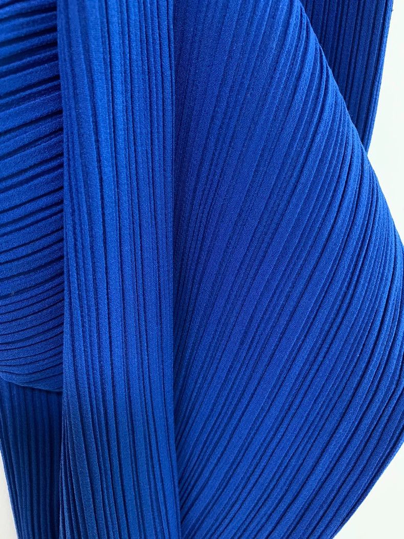 Issey Miyake Issey Miyake Blue pleated pants Size 25" / US 0 / IT 36 - 7 Thumbnail