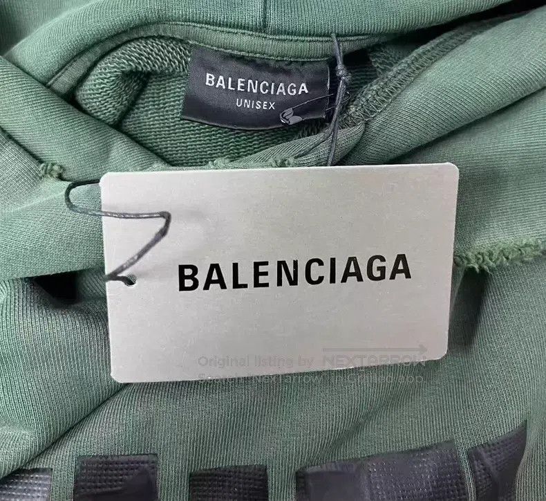 Balenciaga Balenciaga Logo Letter Printed Hoodie Size US M / EU 48-50 / 2 - 4 Thumbnail