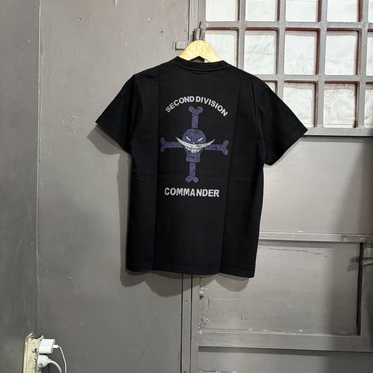 Anime Vtg Cospa One Piece Ace Second Division Commander Tee Size US M / EU 48-50 / 2 - 2 Thumbnail