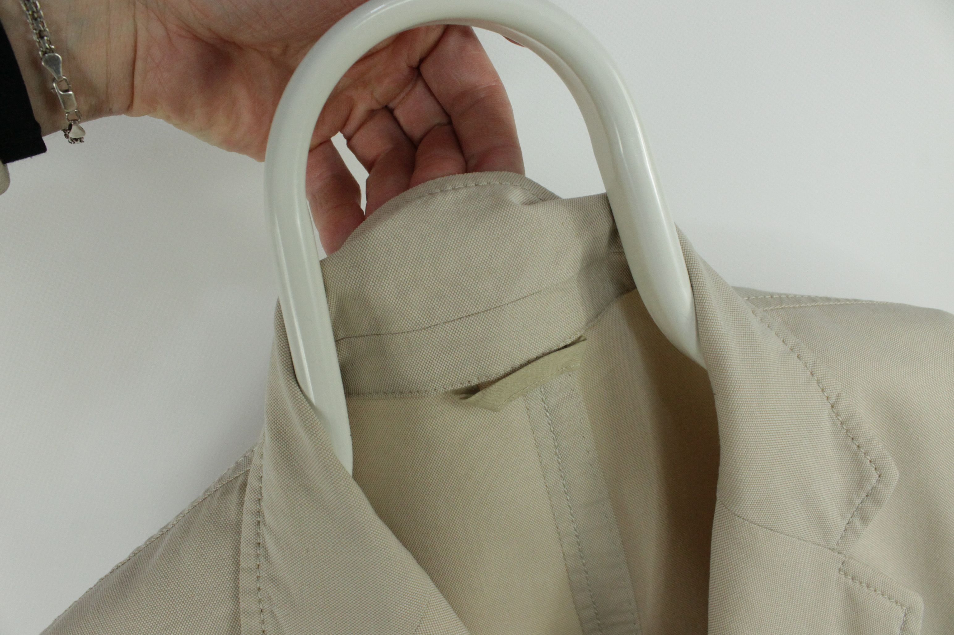 Fay Fay Beige Cotton Blend Steel BTN Sport Coat Blazer Jacket Size US M / EU 48-50 / 2 - 3 Thumbnail