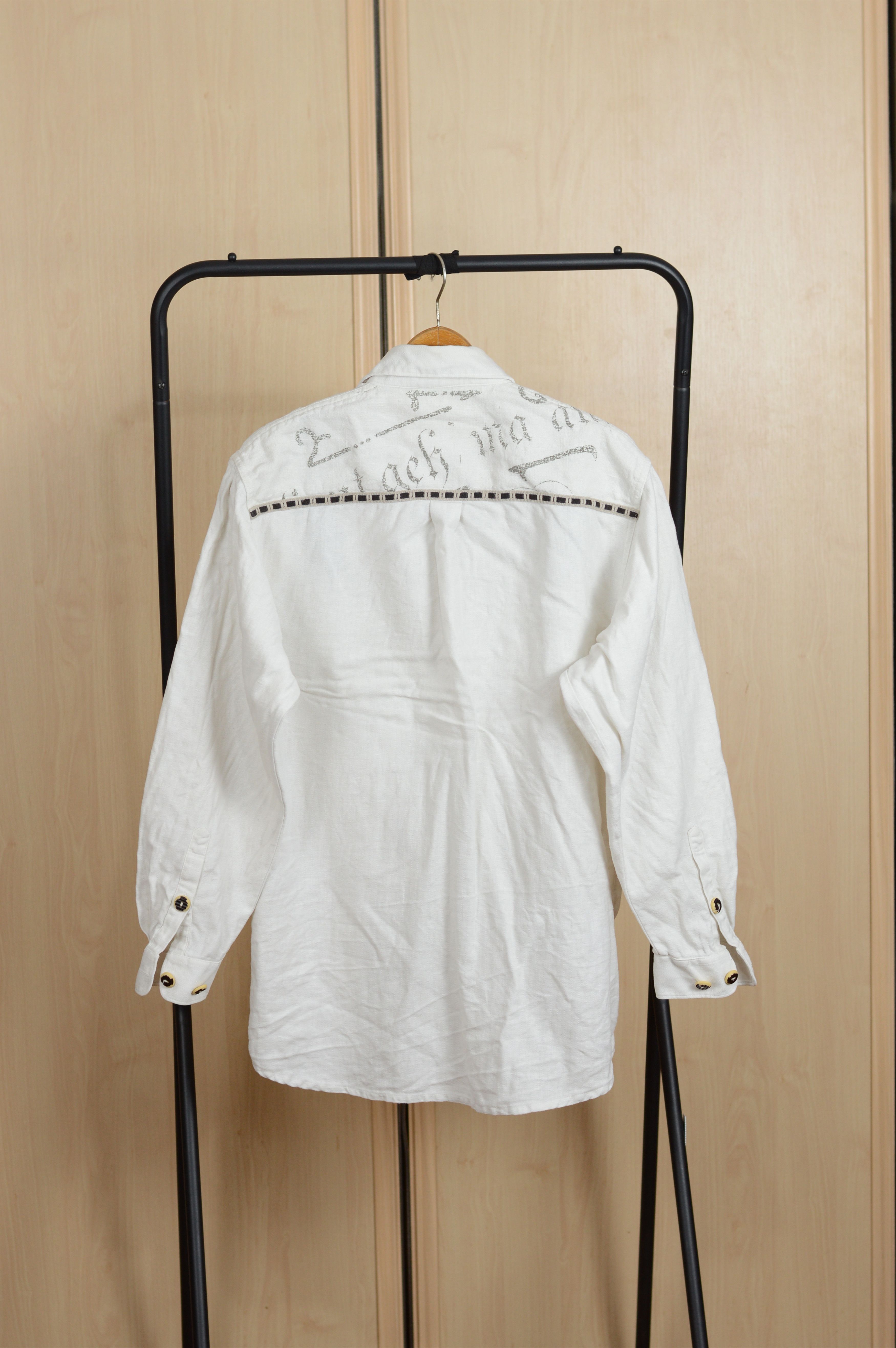Vintage Spieth Wensky Linen Cotton Buttons Long Sleeve Shirt Size US M / EU 48-50 / 2 - 5 Thumbnail