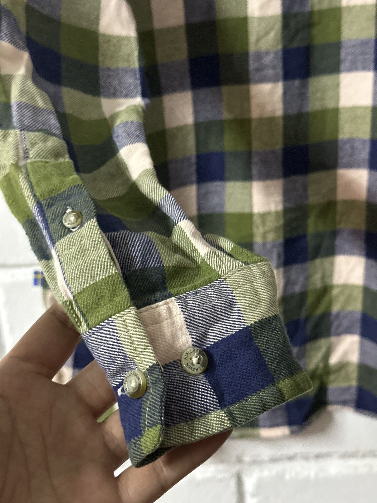 Fjallraven × Vintage Fjällräven Double Pocket Flannel L/S Button Up Size US M / EU 48-50 / 2 - 16 Thumbnail