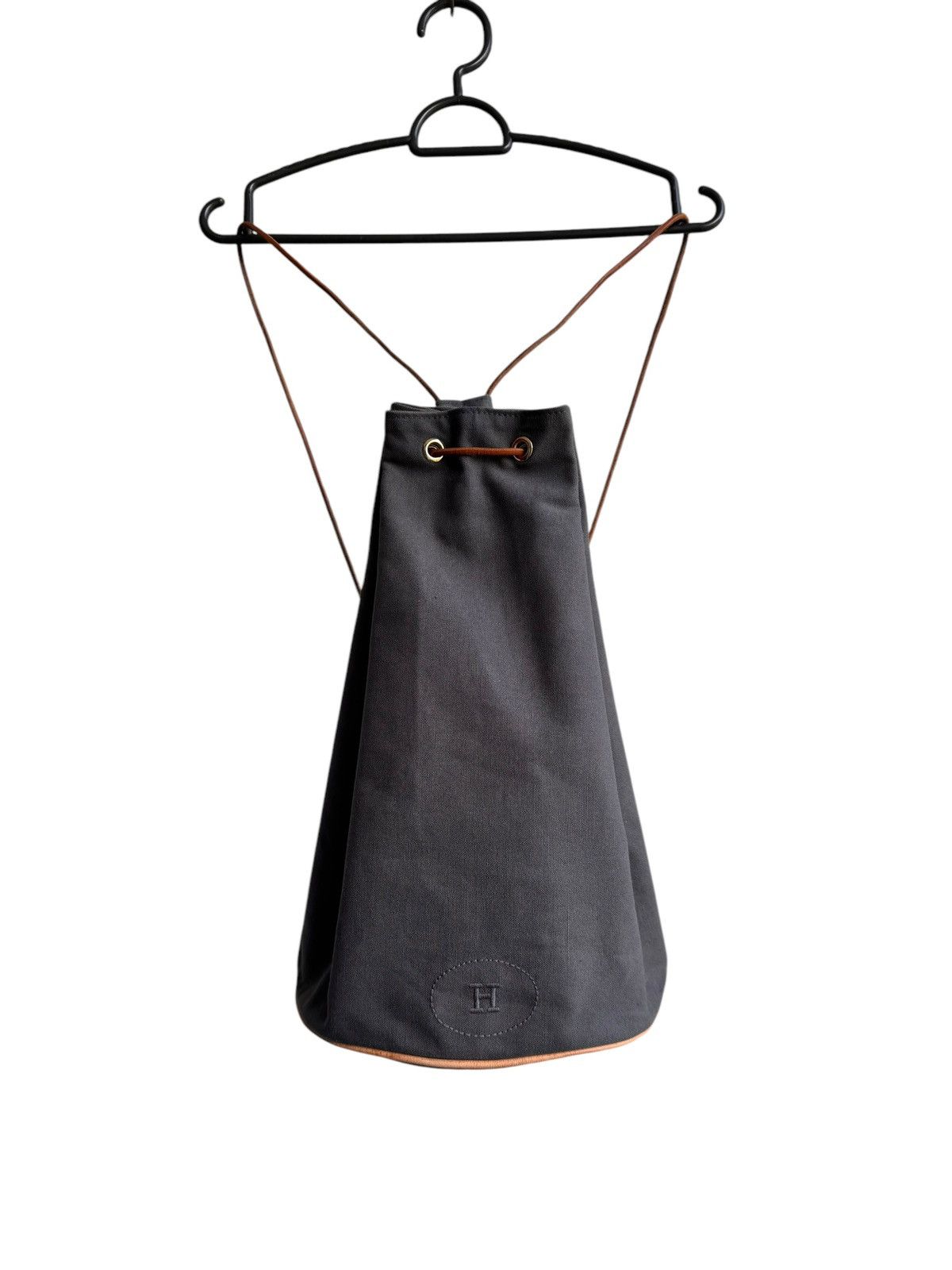 Hermes Vintage Hermes Drawstring Bucket Bag Backpacks Size ONE SIZE - 5 Thumbnail