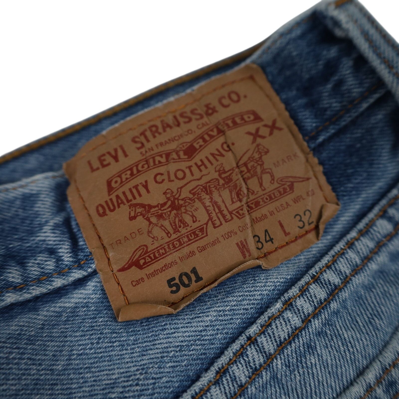 Levi's × Vintage Vintage Levis 501 Denim Jeans Size US 38 / EU 54 - 17 Thumbnail