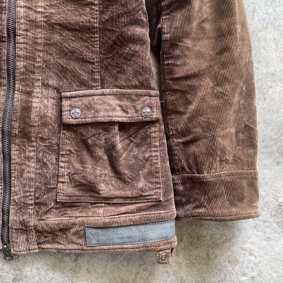 Japanese Brand Ozz On Corduroy Hooded Utility Jacket 18.5x27.5” Size S / US 4 / IT 40 - 3 Thumbnail