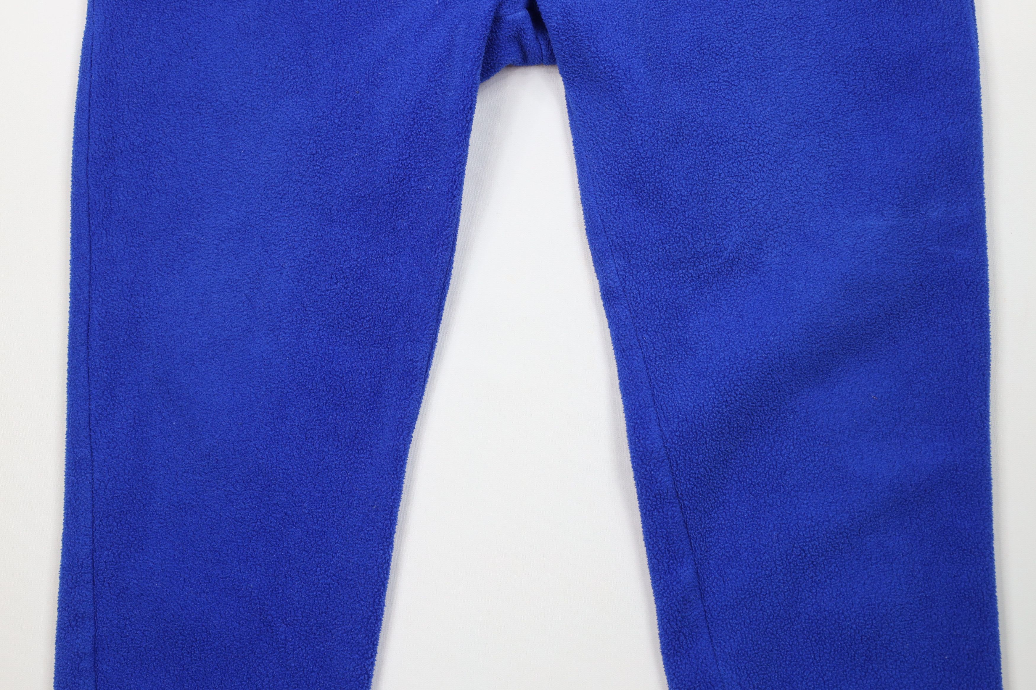 Lands' End Vintage 90s Lands End Polartec Fleece Sweatpants Blue USA Size 36" / US 14 / IT 50 - 3 Thumbnail