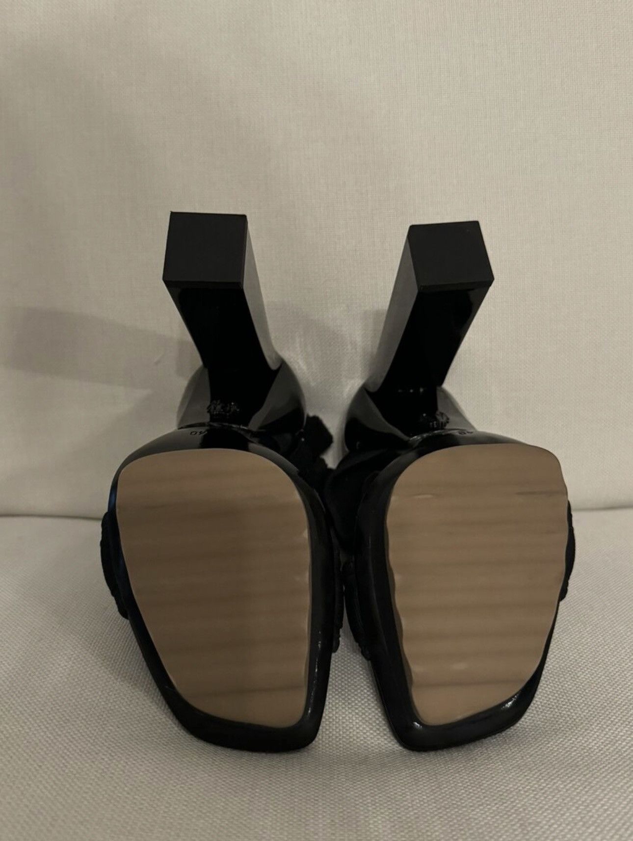 Versace VERSACE Platform Neoprene Strap High Heels eu40 Never Worn Size US 8.5 / IT 38.5 - 5 Thumbnail
