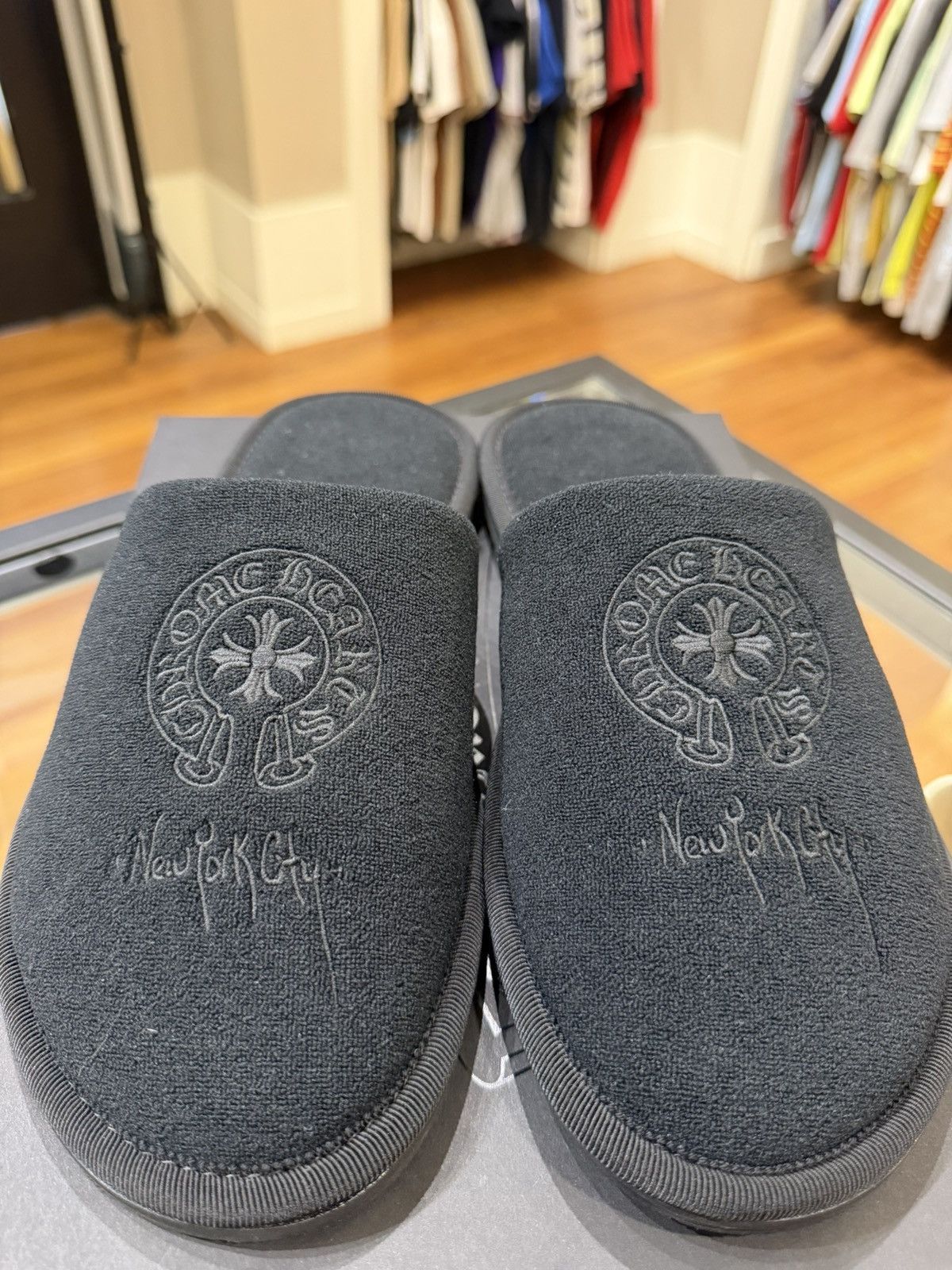 Chrome Hearts Chrome Hearts NYC Exclusive Hotel Slippers Size US 9 / EU 42 - 7 Thumbnail