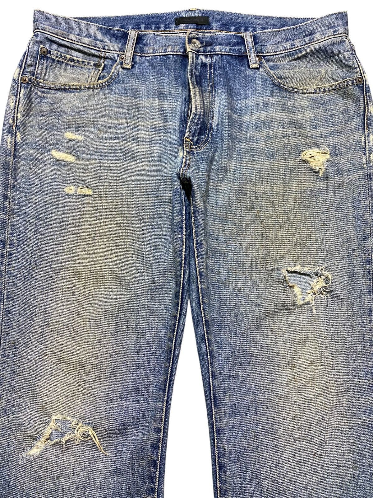 Japanese Brand Vintage Japanese Brands Mud Wash Distressed Loose Jeans Size US 38 / EU 54 - 3 Thumbnail