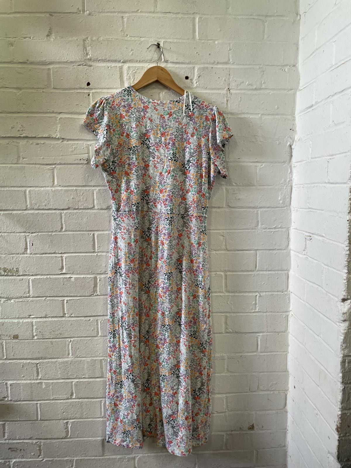 Unknown London Floral Patterned Women's Maxi Dress Size M / US 6-8 / IT 42-44 - 2 Thumbnail