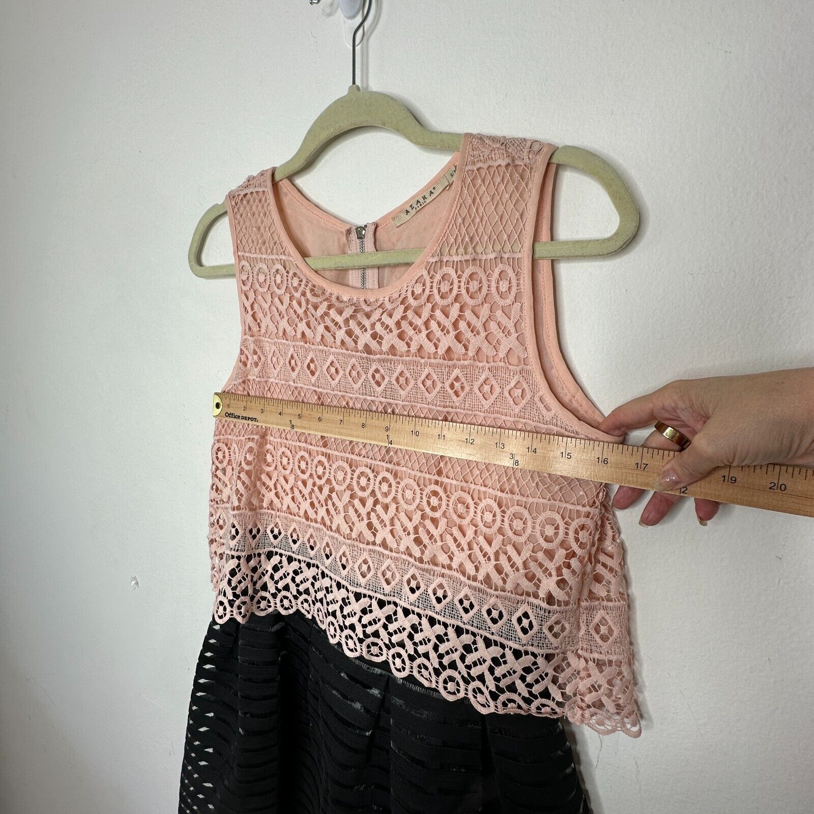 Other NWT Azaka Paris Pink Crochet Top Black Stripe Dress S / M Size M / US 6-8 / IT 42-44 - 6 Thumbnail
