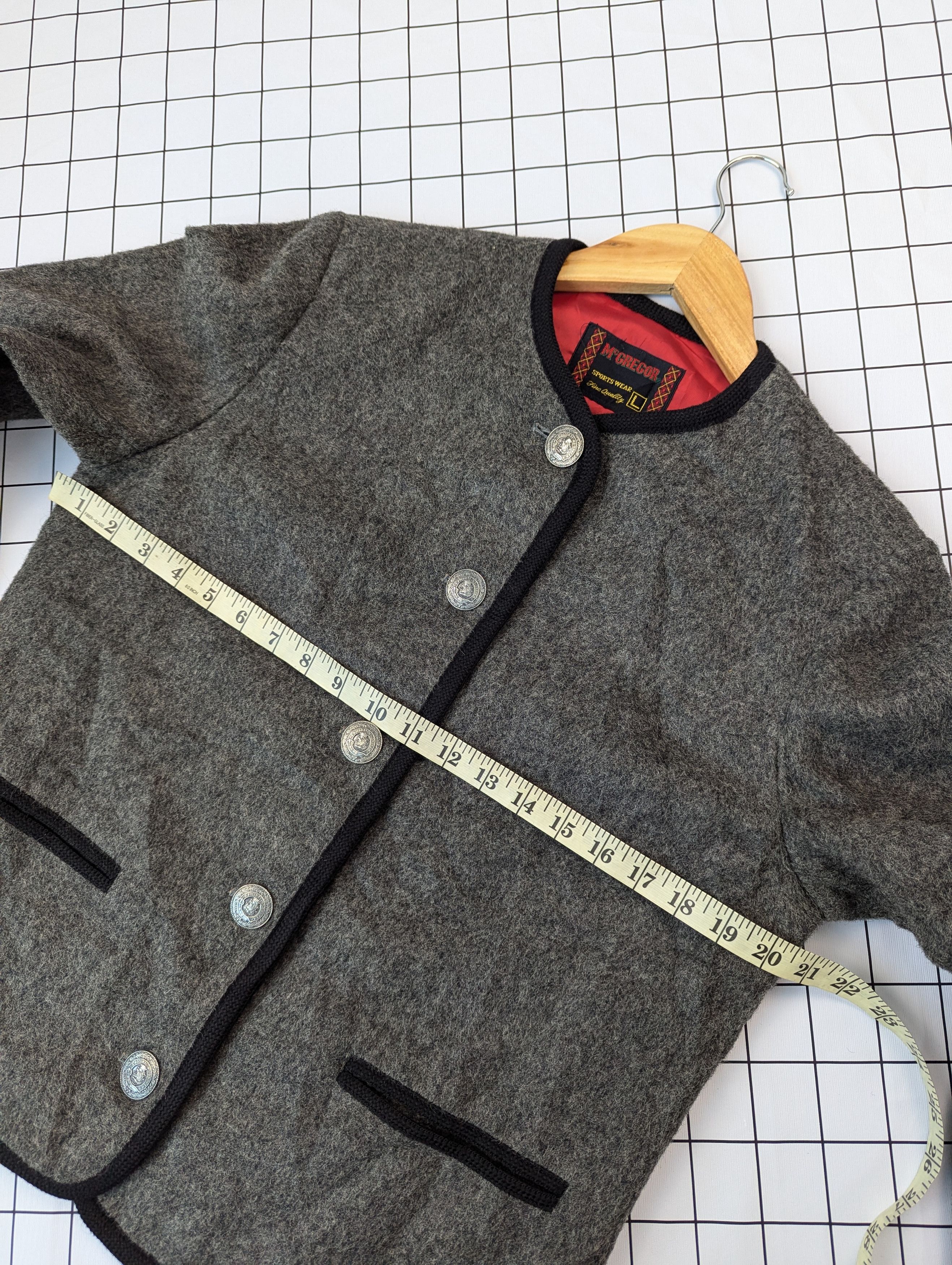 Japanese Brand × McGregor × Vintage Vintage Mc Gregor Wool Button Ups Jacket Size L / US 10 / IT 46 - 13 Thumbnail