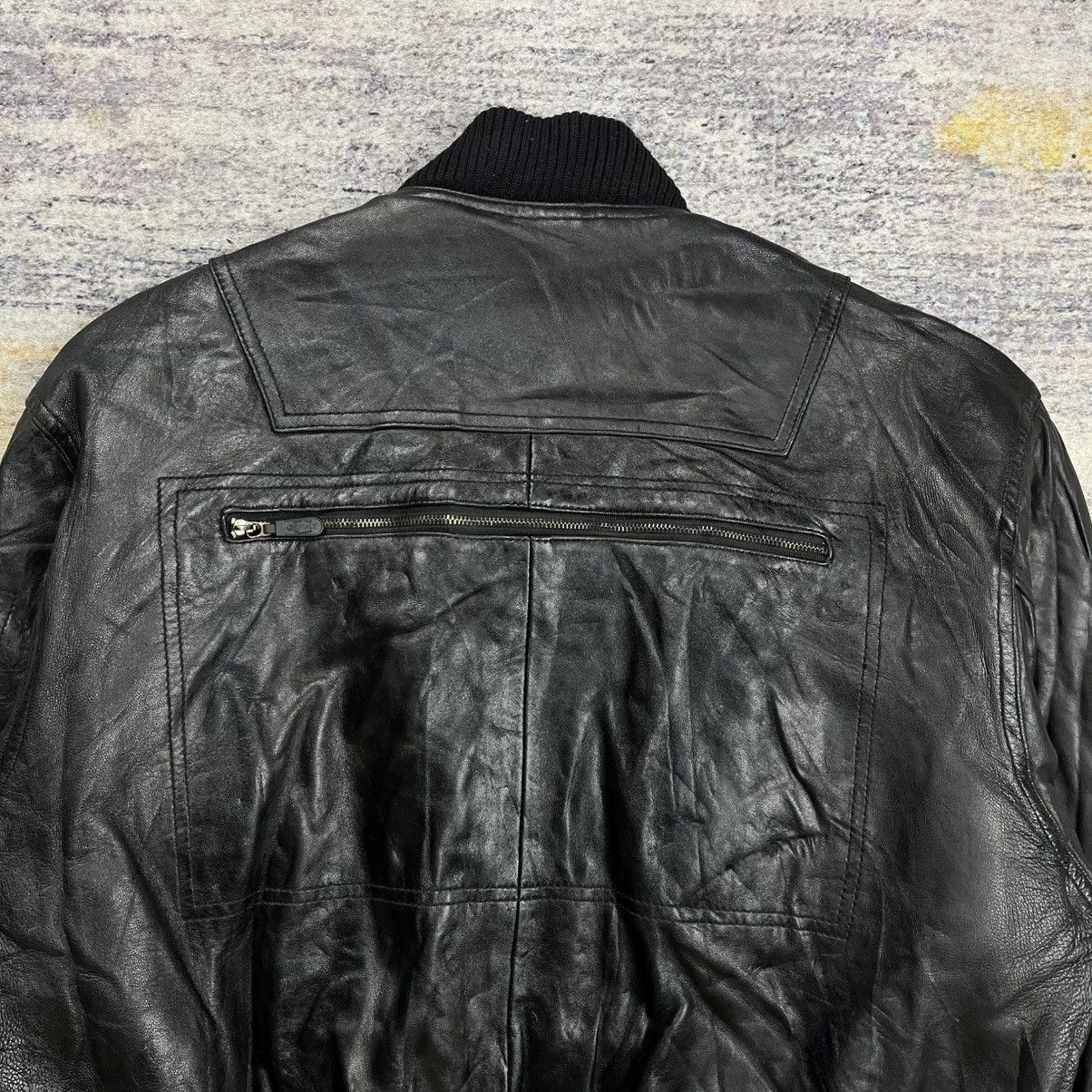 Marithe + Francois Girbaud vtg 90s Marithe francois girbaud multi pocket leather jacket Size US S / EU 44-46 / 1 - 6 Thumbnail