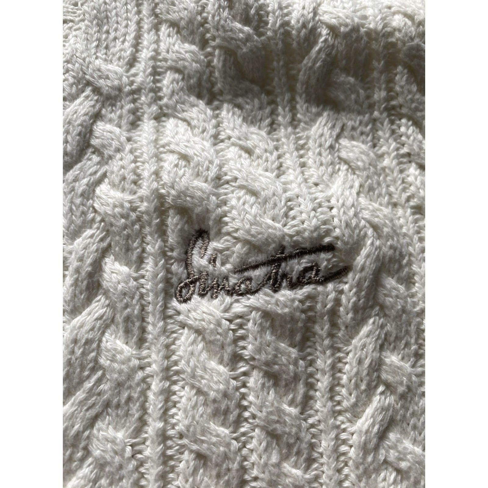 Izod VINTAGE IZOD CLUB Golf Sweater Vest Mens XL Frank Sinatra Embroidered Cable Knit Size US XL / EU 56 / 4 - 6 Thumbnail