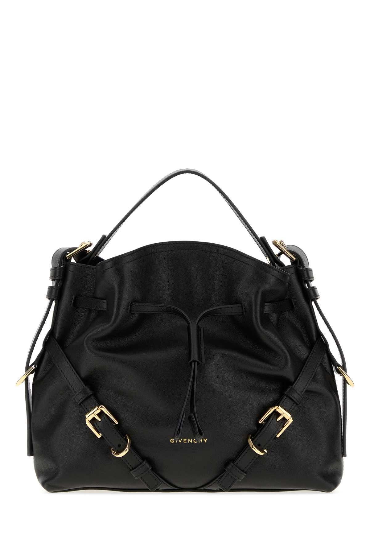 Givenchy Black Leather Small Voyou Bucket Bag Size ONE SIZE - 1 Thumbnail