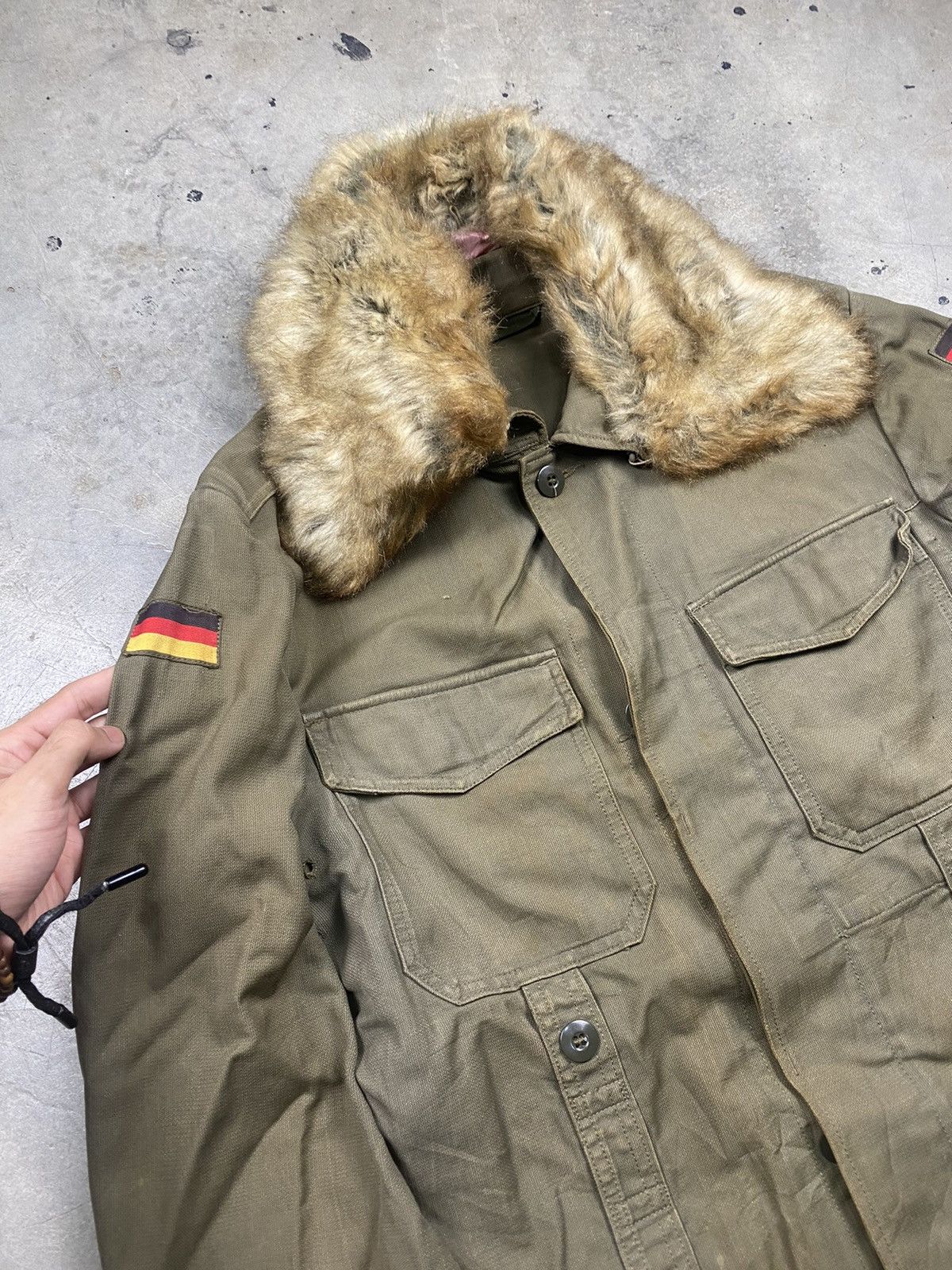 If Six Was Nine × Vintage Rare 80s Germany Faux Fur Military Parka Jacket Size US S / EU 44-46 / 1 - 4 Thumbnail