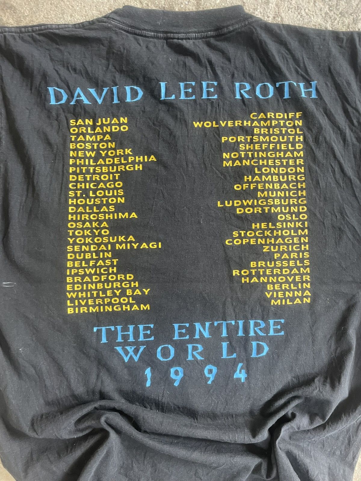 Band Tees David Lee Roth 1994 sleeveless band tee Size US XL / EU 56 / 4 - 7 Thumbnail